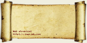 Hana Bjelogrlić vizit kartica